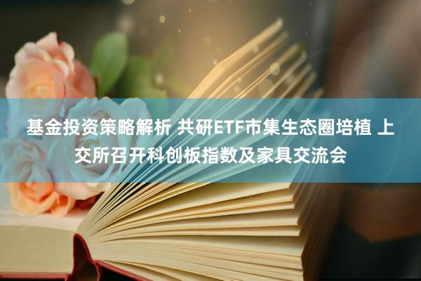 基金投资策略解析 共研ETF市集生态圈培植 上交所召开科创板指数及家具交流会