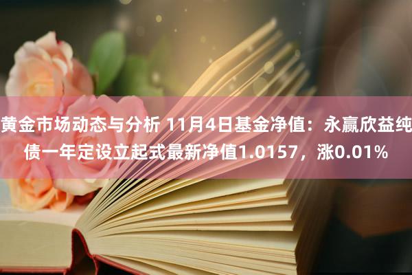 黄金市场动态与分析 11月4日基金净值：永赢欣益纯债一年定设立起式最新净值1.0157，涨0.01%