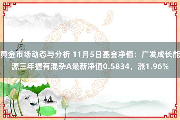 黄金市场动态与分析 11月5日基金净值：广发成长能源三年握有混杂A最新净值0.5834，涨1.96%