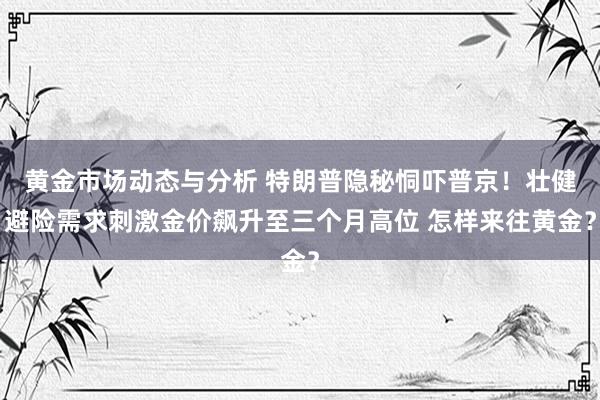 黄金市场动态与分析 特朗普隐秘恫吓普京！壮健避险需求刺激金价飙升至三个月高位 怎样来往黄金？