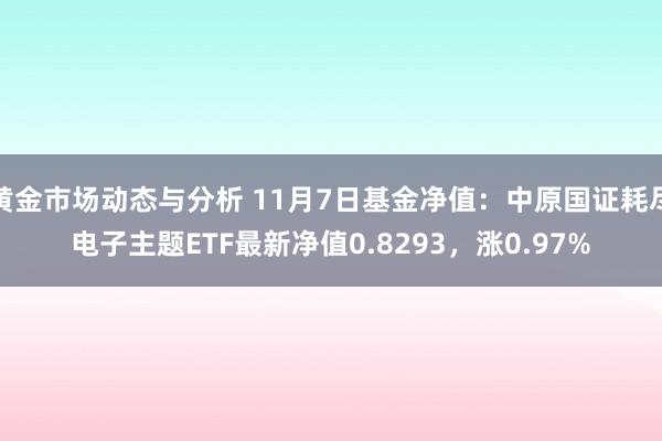 黄金市场动态与分析 11月7日基金净值：中原国证耗尽电子主题ETF最新净值0.8293，涨0.97%