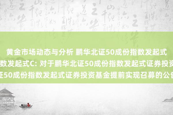 黄金市场动态与分析 鹏华北证50成份指数发起式A,鹏华北证50成份指数发起式C: 对于鹏华北证50成份指数发起式证券投资基金提前实现召募的公告