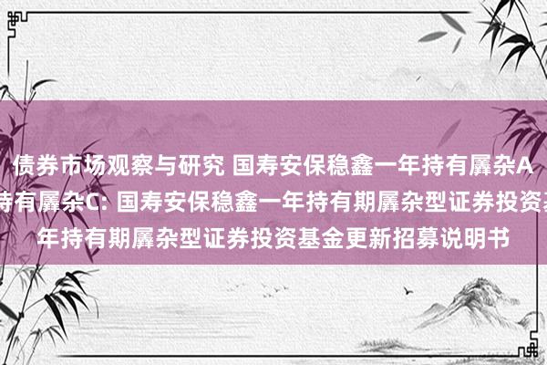 债券市场观察与研究 国寿安保稳鑫一年持有羼杂A,国寿安保稳鑫一年持有羼杂C: 国寿安保稳鑫一年持有期羼杂型证券投资基金更新招募说明书