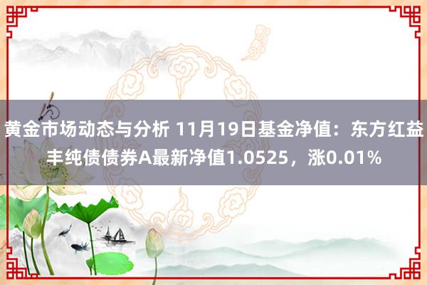 黄金市场动态与分析 11月19日基金净值：东方红益丰纯债债券A最新净值1.0525，涨0.01%