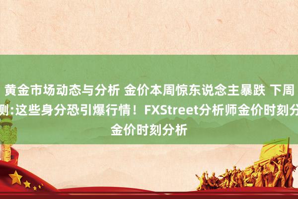 黄金市场动态与分析 金价本周惊东说念主暴跌 下周预测:这些身分恐引爆行情！FXStreet分析师金价时刻分析