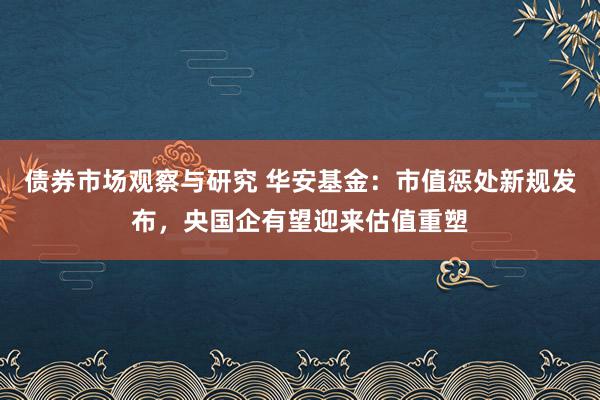 债券市场观察与研究 华安基金：市值惩处新规发布，央国企有望迎来估值重塑