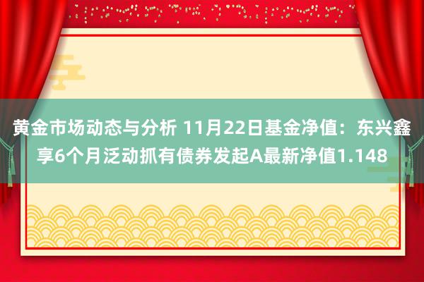 黄金市场动态与分析 11月22日基金净值：东兴鑫享6个月泛动抓有债券发起A最新净值1.148